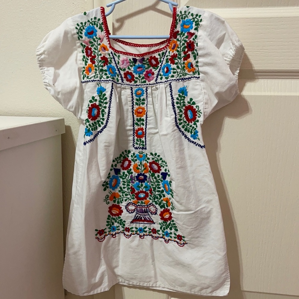 Beautiful Mexican embroidered dress